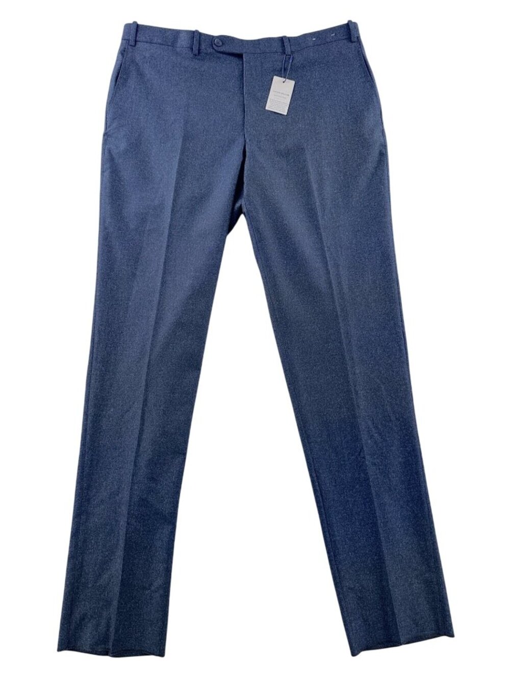 NEW Peter Millar Harker Navy Blue Stretch Trouser Flat Front Pants 40 R